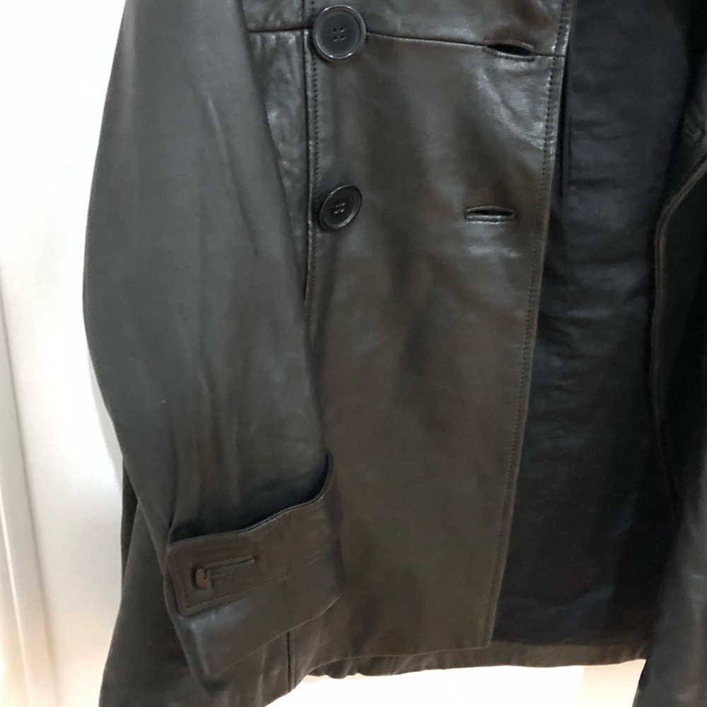 BLACK LEATHER JACKET - Picture 10 of 11